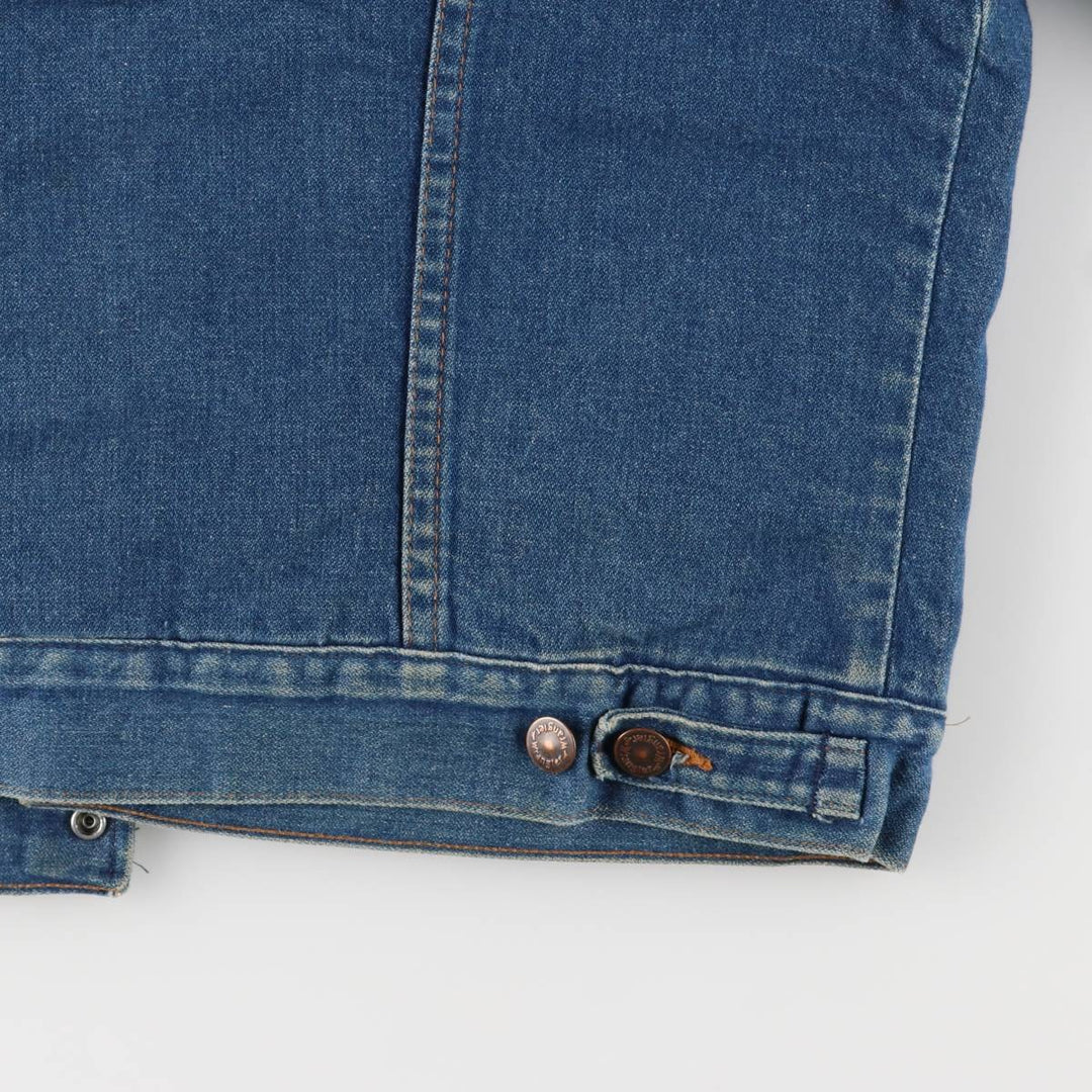 Vintage 70s-80'S Wrangler denim jacket, size M, men's cotton blue type Vintage Second Hand