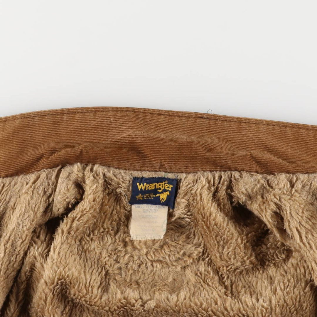 Vintage 70s-80'S Wrangler denim jacket, size M, men's cotton blue type Vintage Second Hand