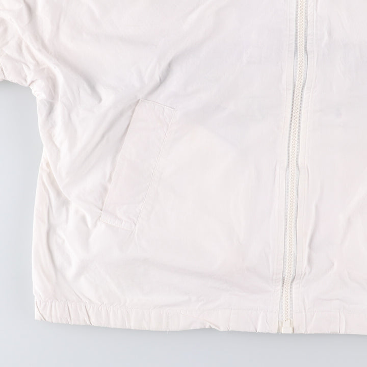 Vintage 90'S Nautica cotton jacket with back print, size M, men's cotton white type Vintage Second Hand
