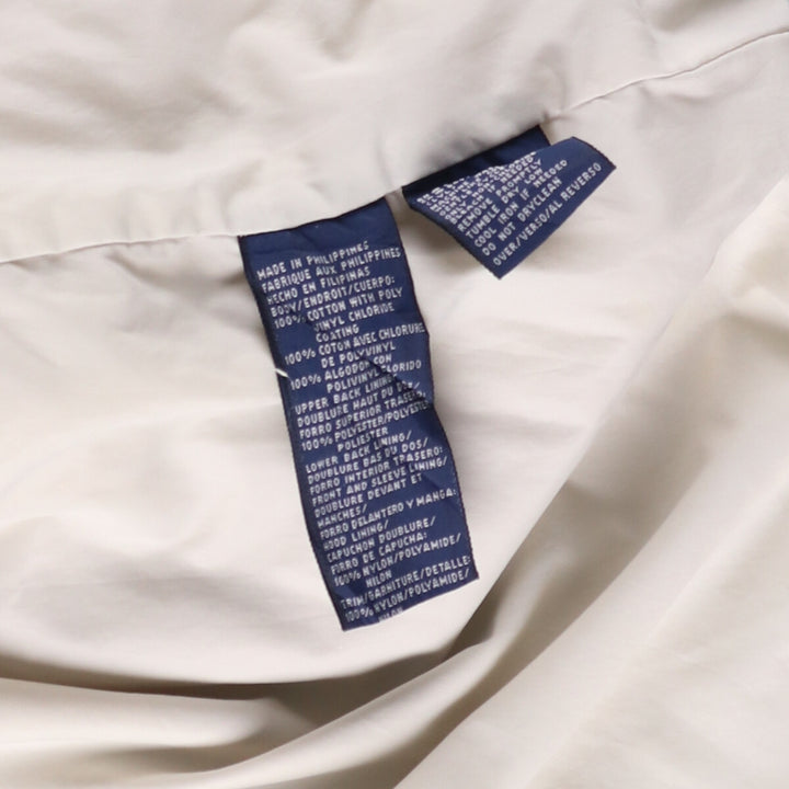 Vintage 90'S Tommy Hilfiger cotton hoodie, size L, men's size L cotton pale white type Vintage Second Hand