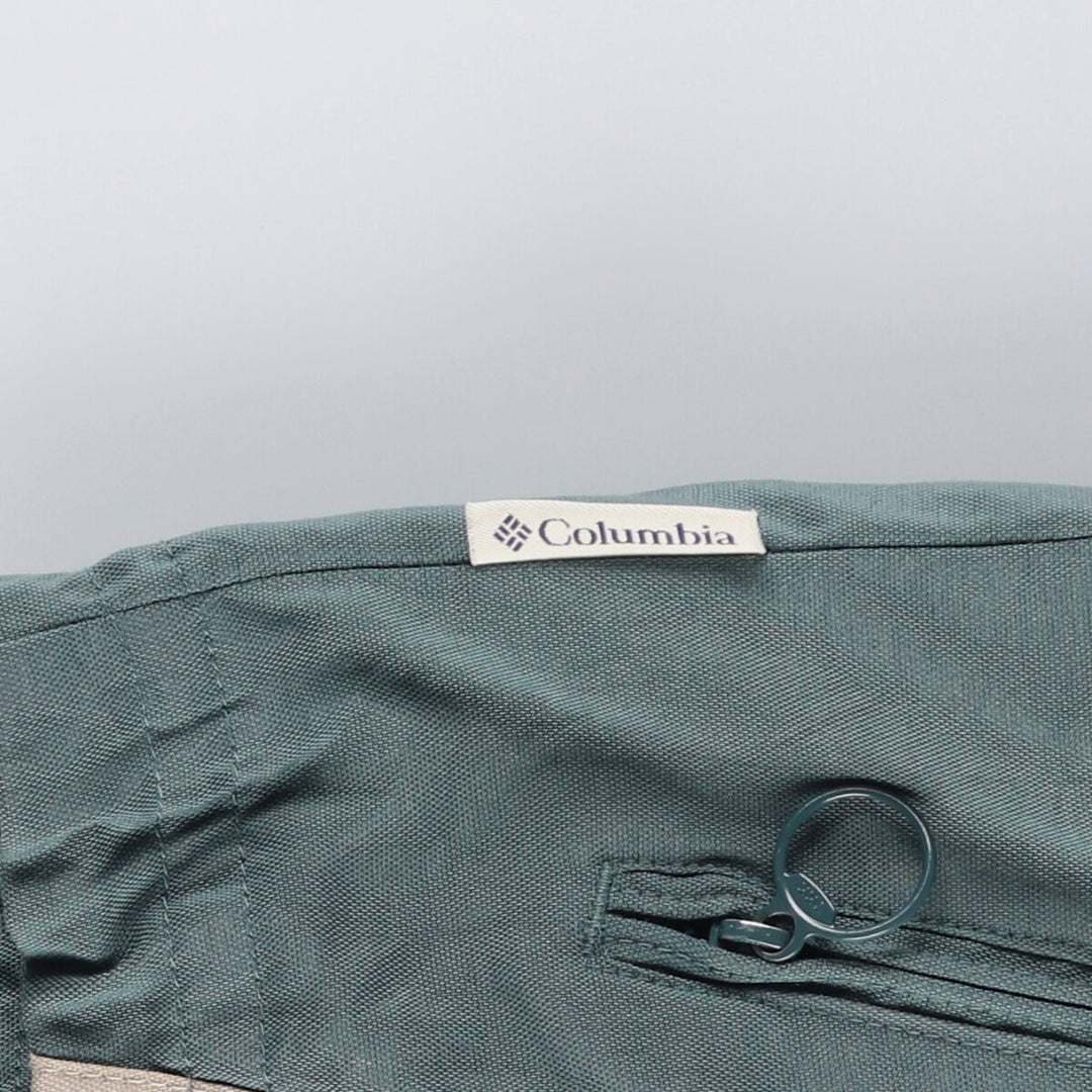 90s-00'S Vintage Columbia Convert Mountain Jacket, Shell Jacket, Size XL, Women's XL Nylon green type Vintage Second Hand