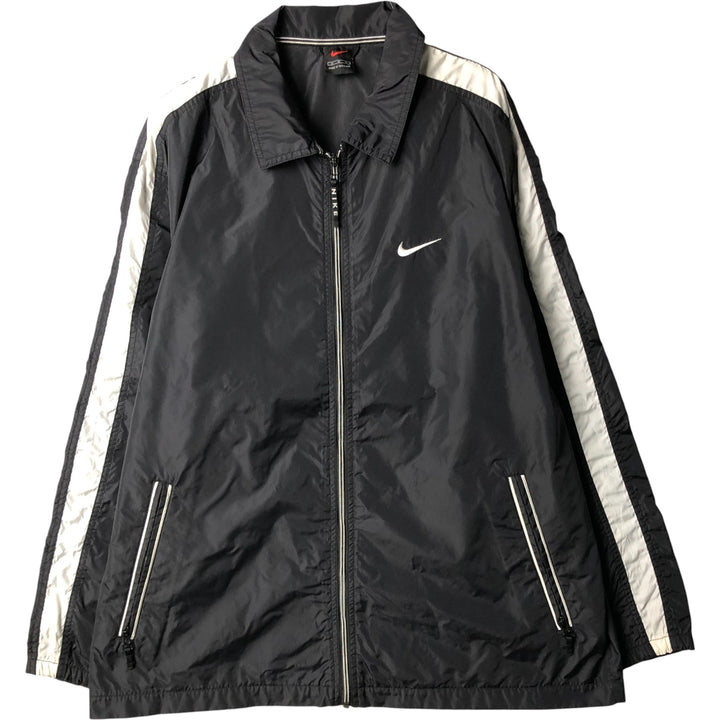 90'S Nike NIKE Nylon Jacket Men's M Size Vintage polyester black type Vintage Second Hand