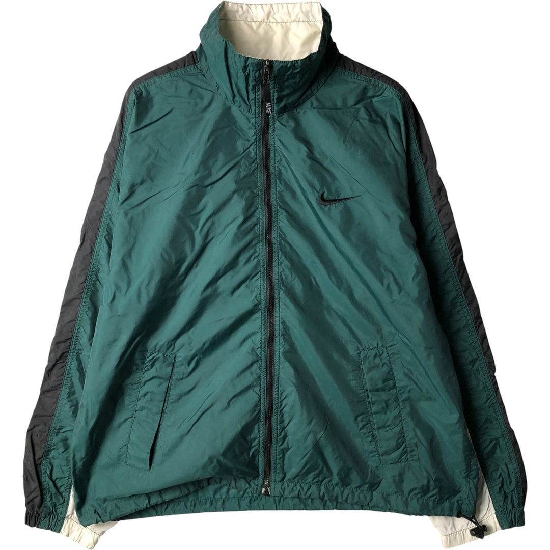 90'S Nike NIKE Nylon Jacket Men's S Size Vintage Nylon green type Vintage Second Hand