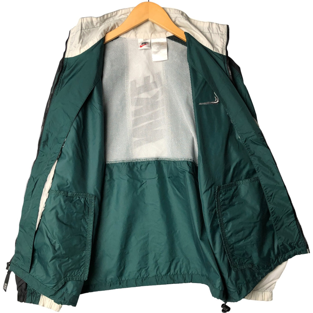 90'S Nike NIKE Nylon Jacket Men's S Size Vintage Nylon green type Vintage Second Hand