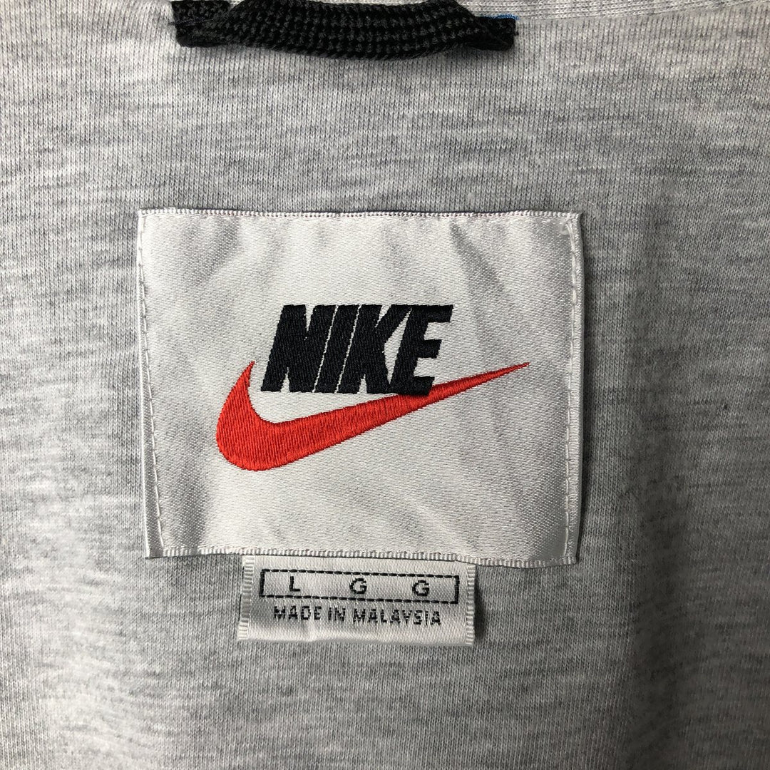 90'S Nike Nylon Jacket, Men's Size L Nylon Blue type light blue Vintage Second Hand