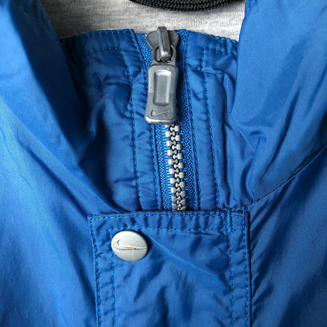 90'S Nike Nylon Jacket, Men's Size L Nylon Blue type light blue Vintage Second Hand