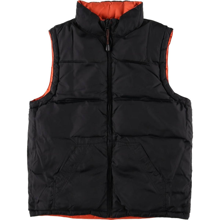90'S GAP Old Gap Reversible Ripstop Quilted Vest, Women's Size L, Vintage Nylon orange type Vintage Second Hand