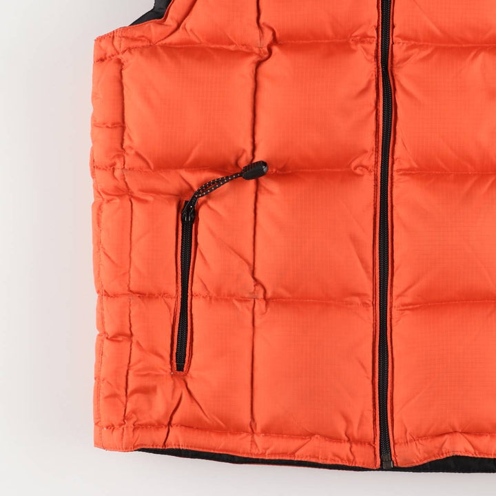90'S GAP Old Gap Reversible Ripstop Quilted Vest, Women's Size L, Vintage Nylon orange type Vintage Second Hand