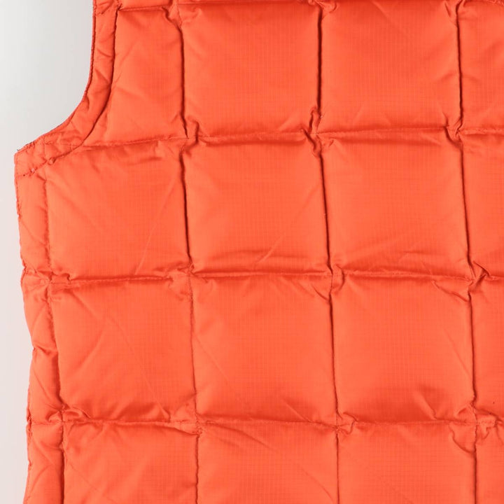 90'S GAP Old Gap Reversible Ripstop Quilted Vest, Women's Size L, Vintage Nylon orange type Vintage Second Hand