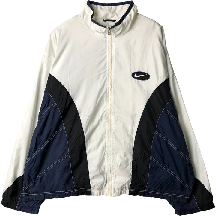 90'S Nike Nylon Jacket Men's XXL Vintage Nylon white type Vintage Second Hand