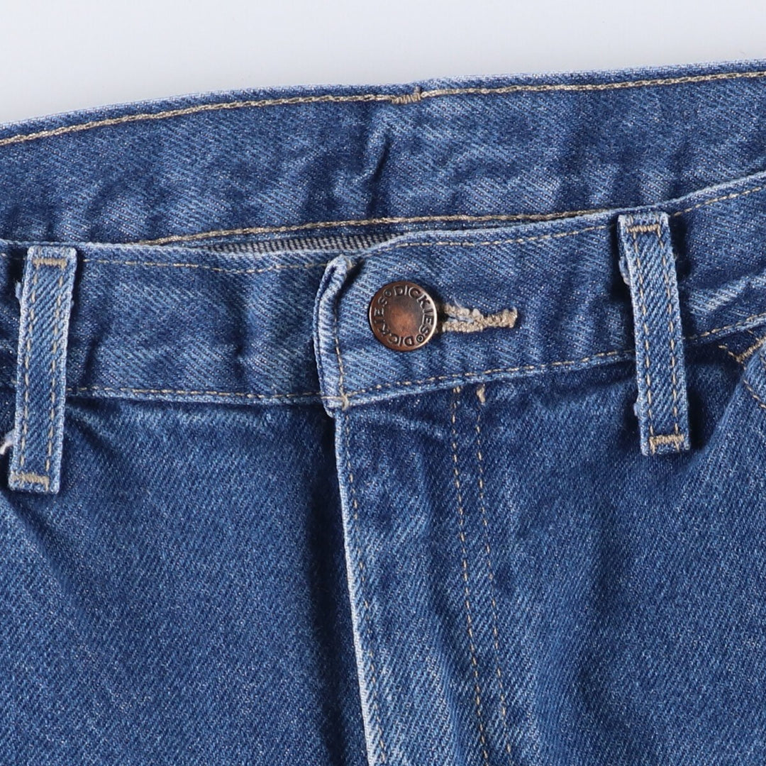 Dickies denim painter pants for men, equivalent to W35 cotton blue type Vintage Second Hand