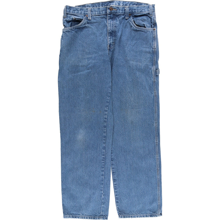 Dickies denim painter pants for men, equivalent to w36 cotton Blue type light blue Vintage Second Hand
