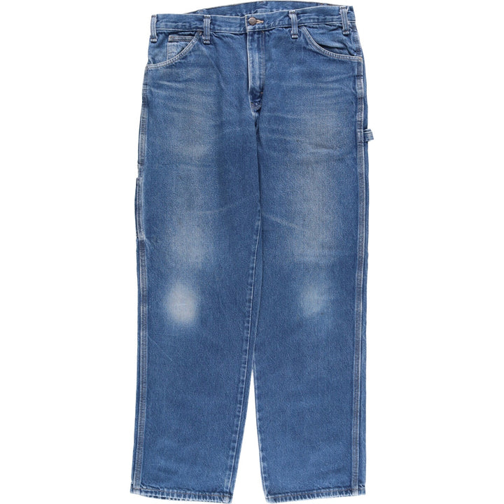 Dickies denim painter pants for men, equivalent to w36 cotton blue type Vintage Second Hand