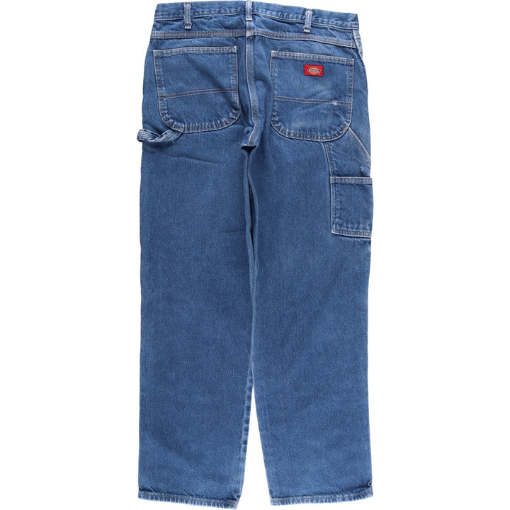 Dickies denim painter pants for men, equivalent to w36 cotton blue type Vintage Second Hand