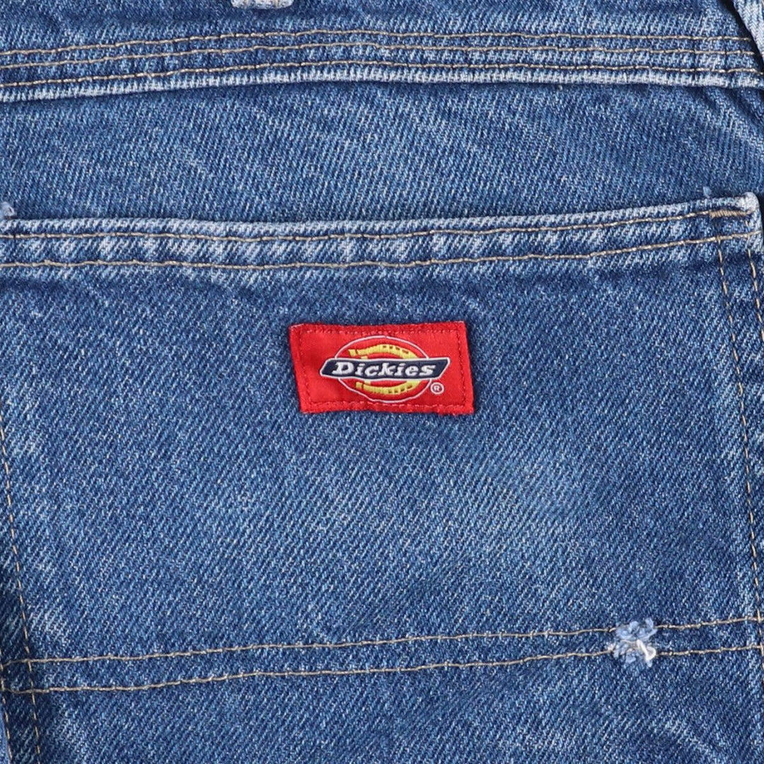 Dickies denim painter pants for men, equivalent to w36 cotton blue type Vintage Second Hand