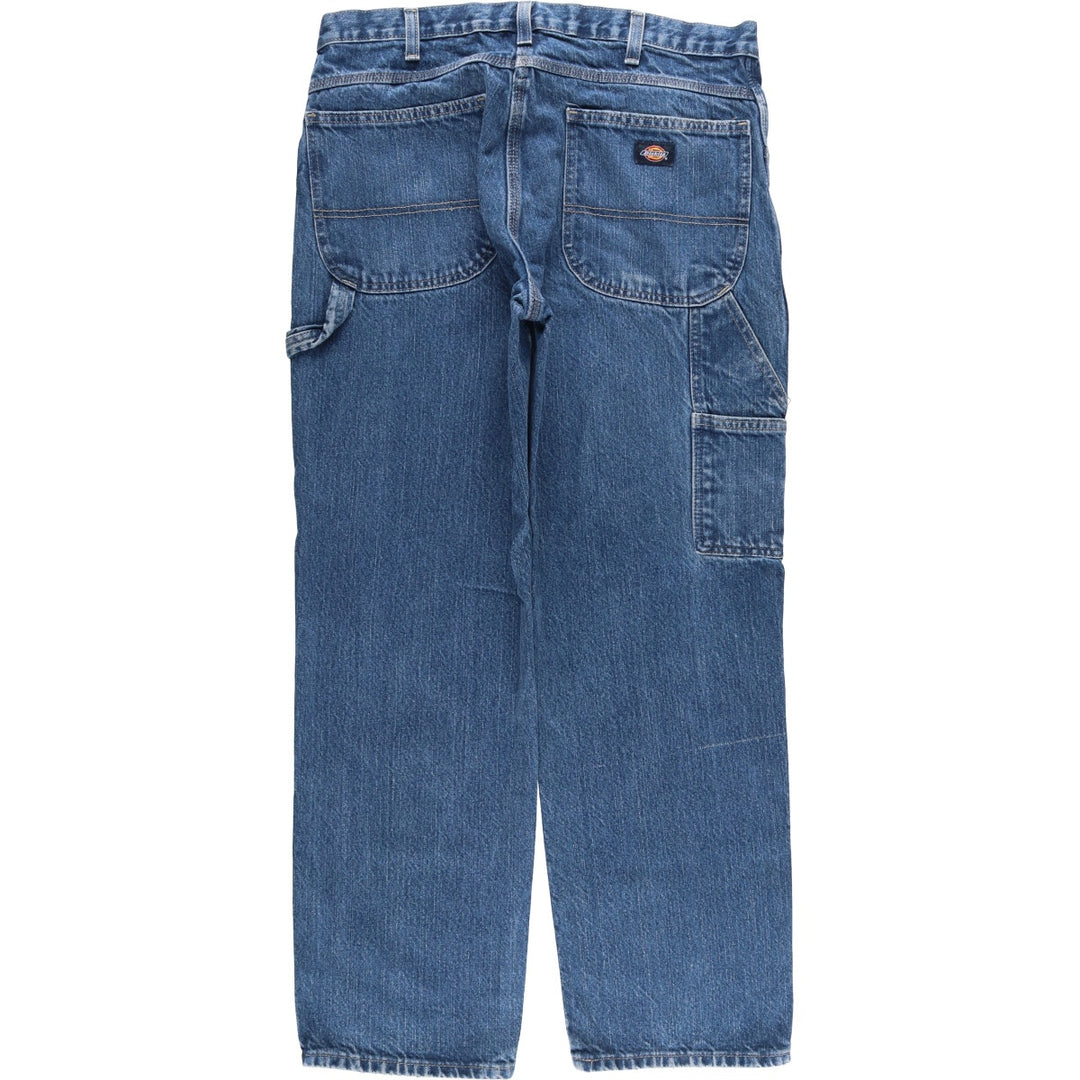 Dickies denim painter pants for men, equivalent to w36 cotton blue type Vintage Second Hand