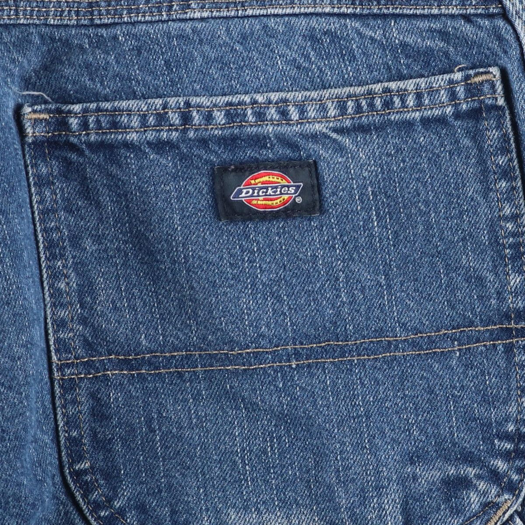 Dickies denim painter pants for men, equivalent to w36 cotton blue type Vintage Second Hand