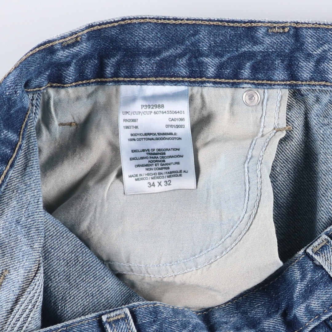 Dickies denim painter pants for men, equivalent to w36 cotton blue type Vintage Second Hand