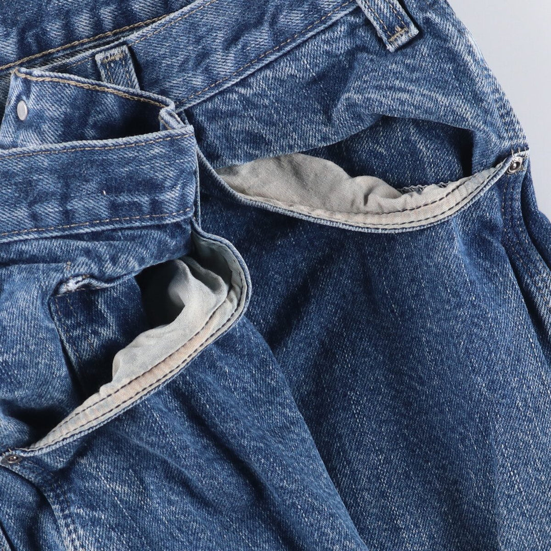 Dickies denim painter pants for men, equivalent to w36 cotton blue type Vintage Second Hand