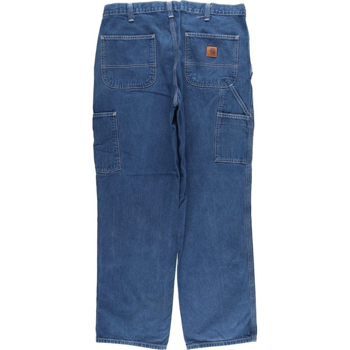 Carhartt Dungaree Fit Denim Painter Pants, Men's, W37 equivalent cotton blue type Vintage Second Hand