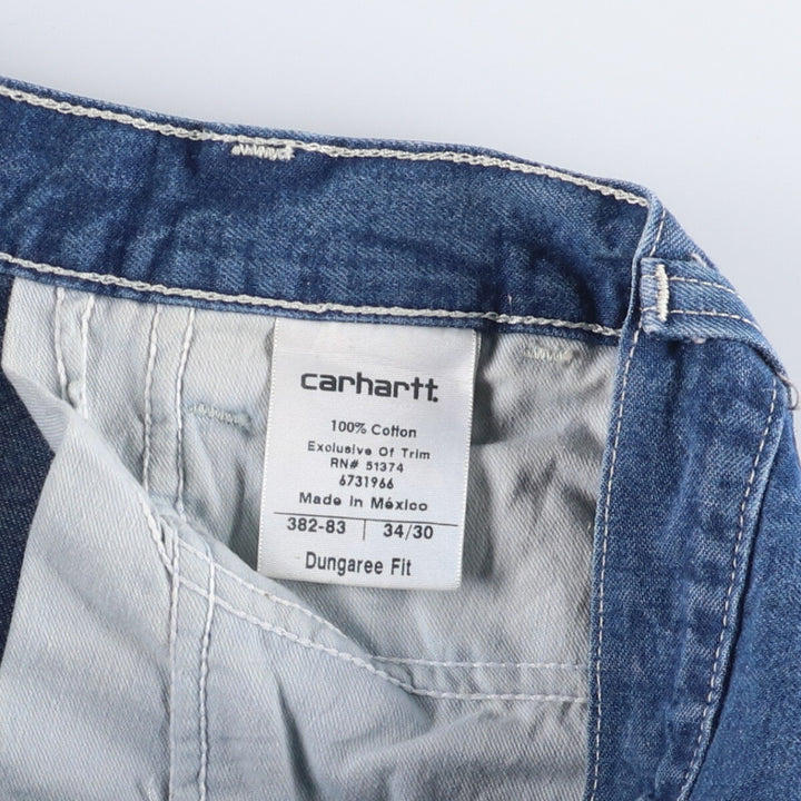Carhartt Dungaree Fit Denim Painter Pants, Men's, W37 equivalent cotton blue type Vintage Second Hand
