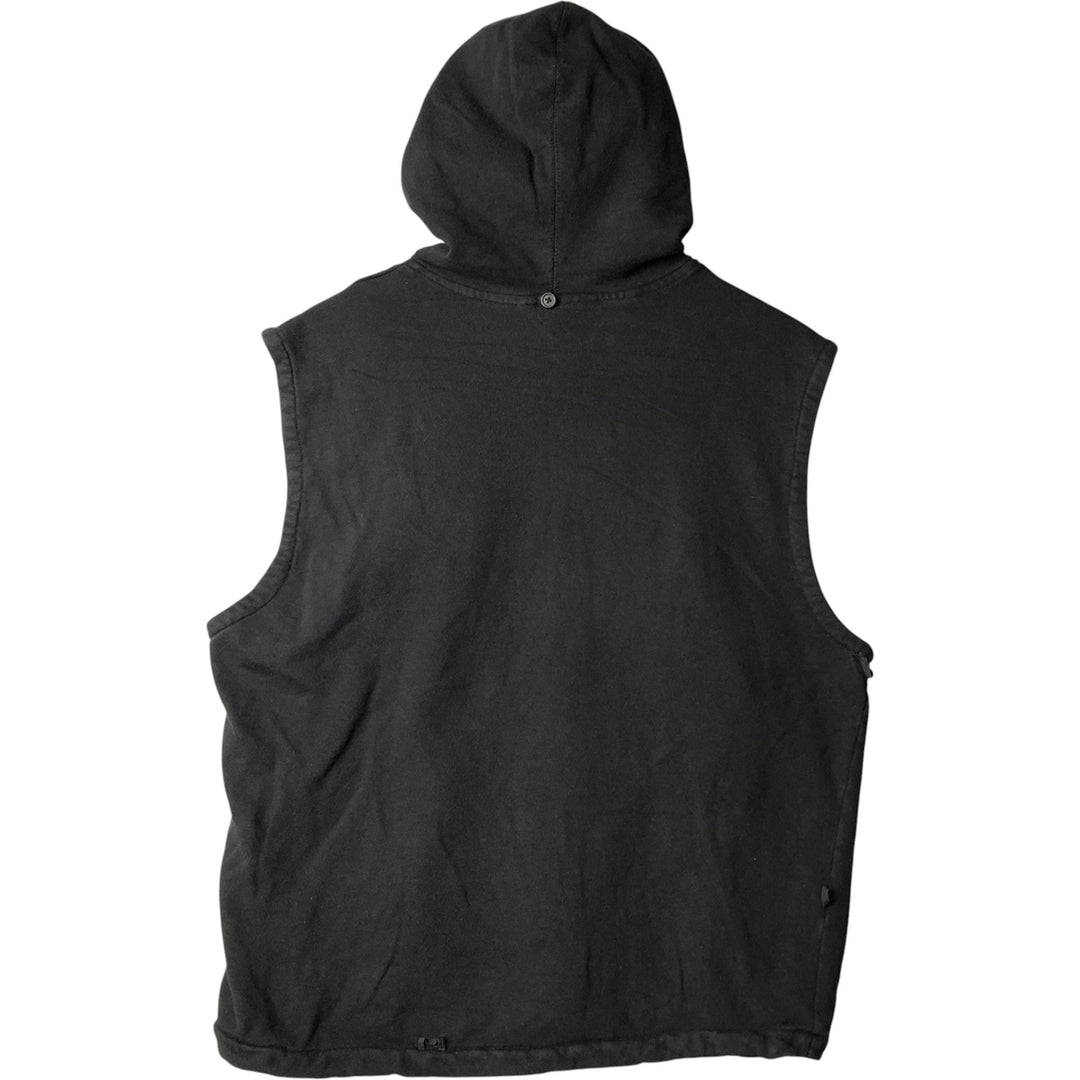 Harley-Davidson Men's Hoodie Vest (Size M) unclear black type Vintage Second Hand