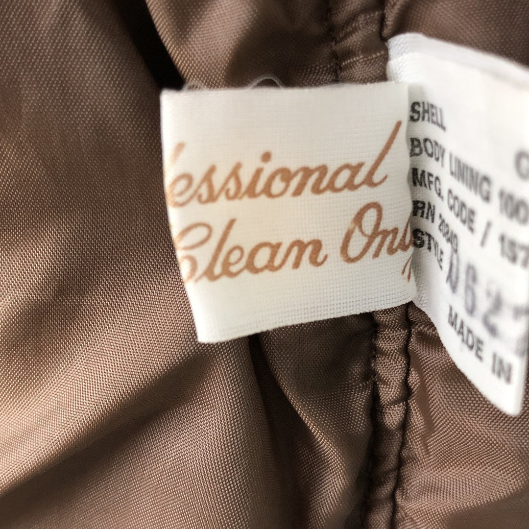 Vintage 1970'S Sears THE LEARHER SHOP suede leather vest, size M, men's Genuine Leather Cowhide Suede beige type brown Vintage Second Hand
