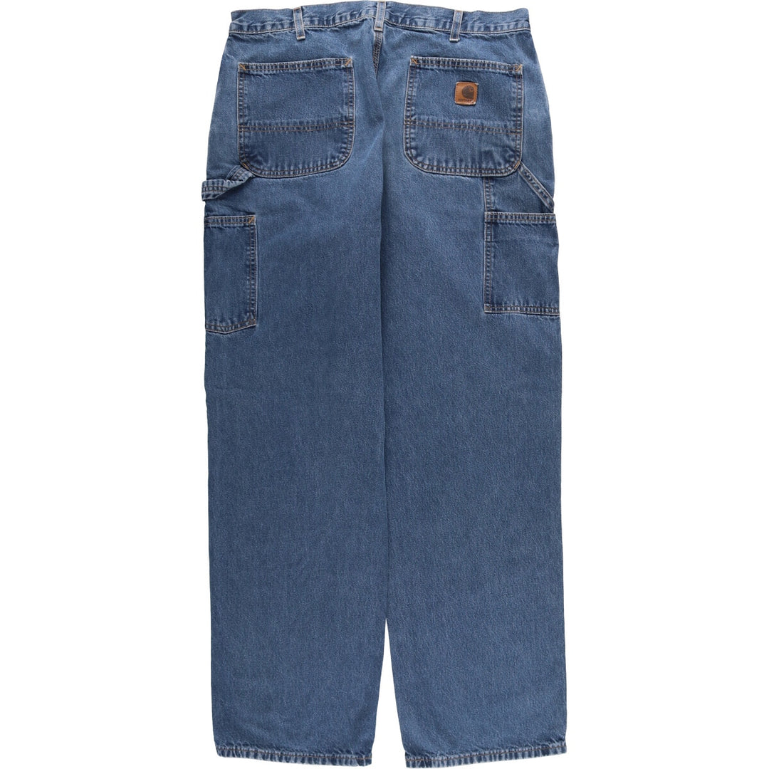 Carhartt Dungaree Fit Denim Painter Pants, Men's, W36 equivalent cotton blue type Vintage Second Hand