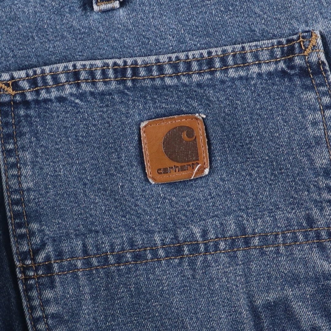 Carhartt Dungaree Fit Denim Painter Pants, Men's, W36 equivalent cotton blue type Vintage Second Hand