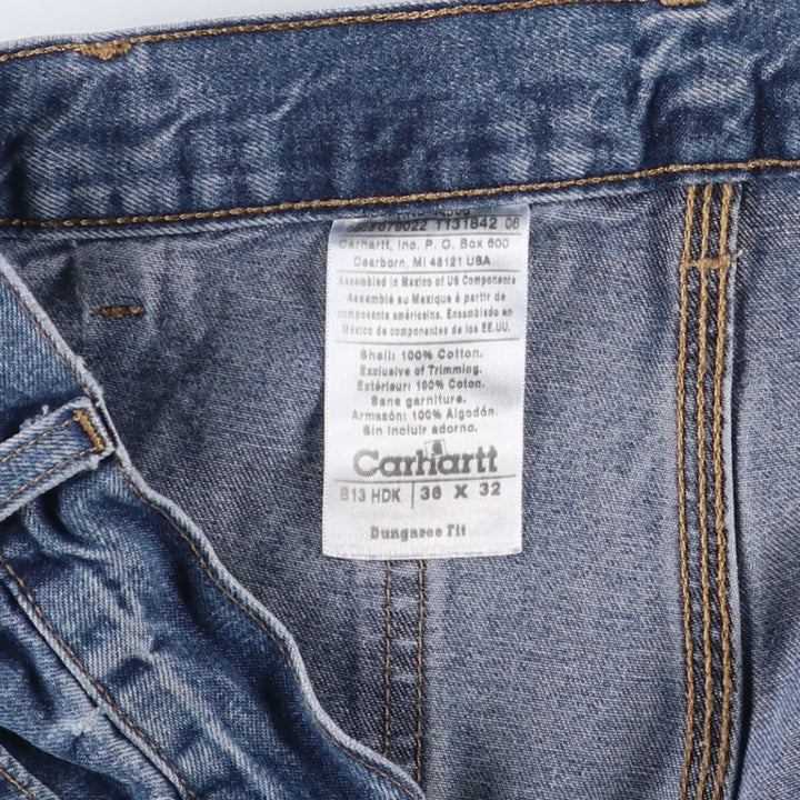 Carhartt Dungaree Fit Denim Painter Pants, Men's, W36 equivalent cotton blue type Vintage Second Hand