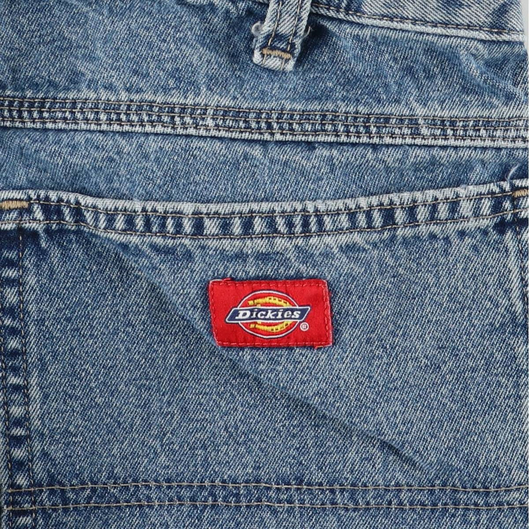 Dickies denim painter pants for men, equivalent to W32 cotton blue type Vintage Second Hand