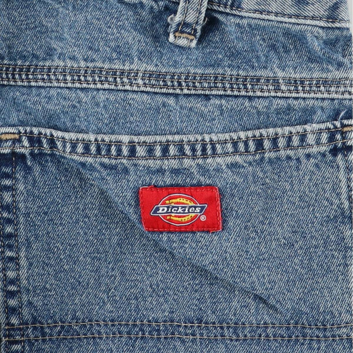 Dickies denim painter pants for men, equivalent to W32 cotton blue type Vintage Second Hand