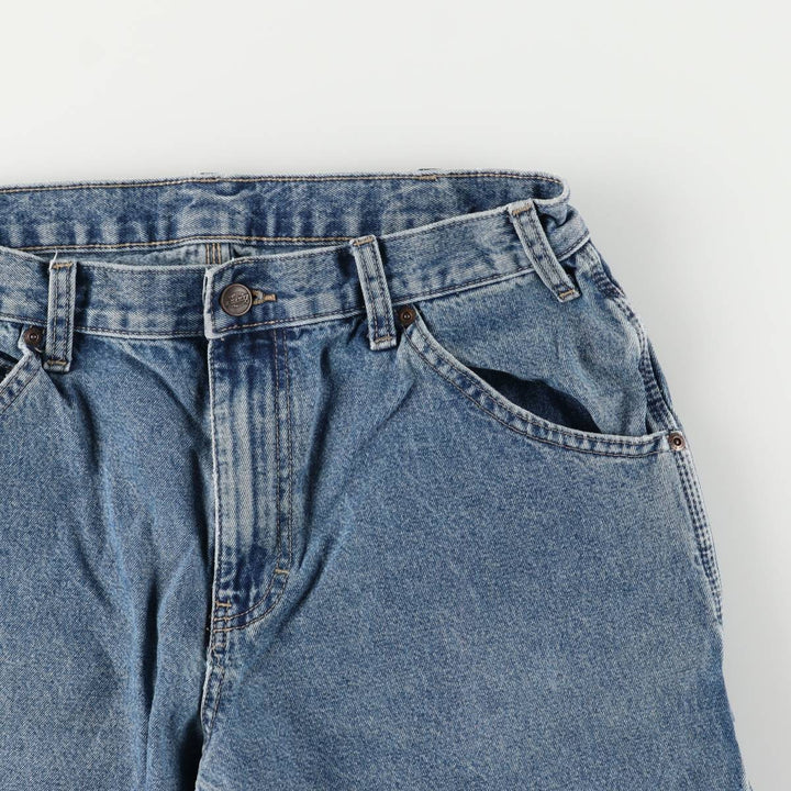 Dickies denim painter pants for men, equivalent to W32 cotton blue type Vintage Second Hand