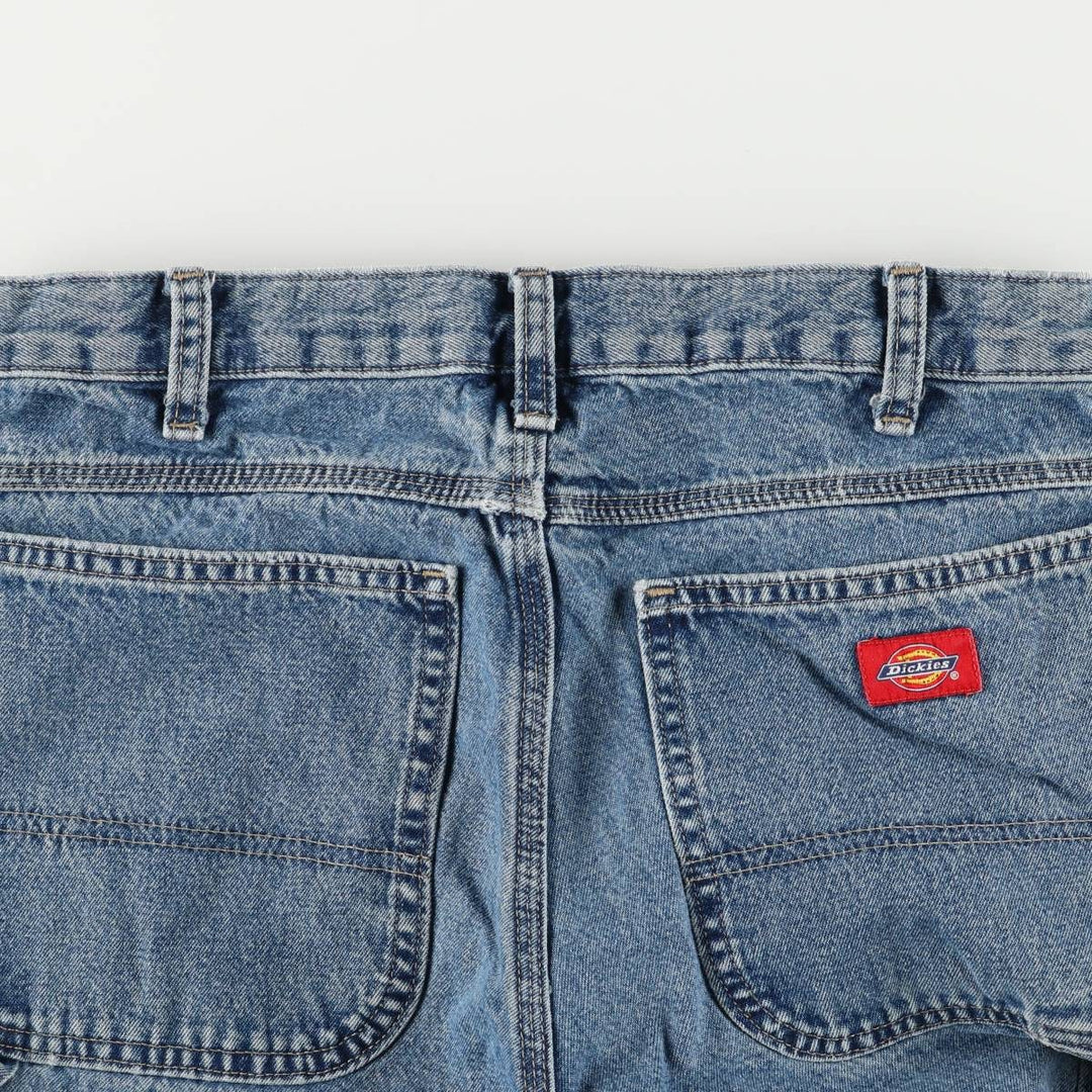 Dickies denim painter pants for men, equivalent to W32 cotton blue type Vintage Second Hand