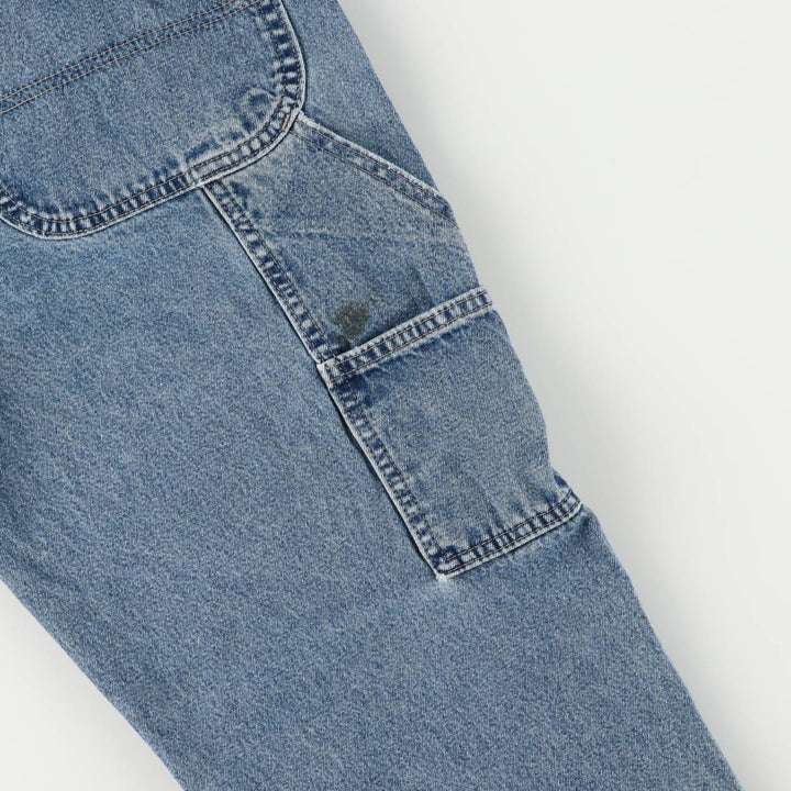 Dickies denim painter pants for men, equivalent to W32 cotton blue type Vintage Second Hand