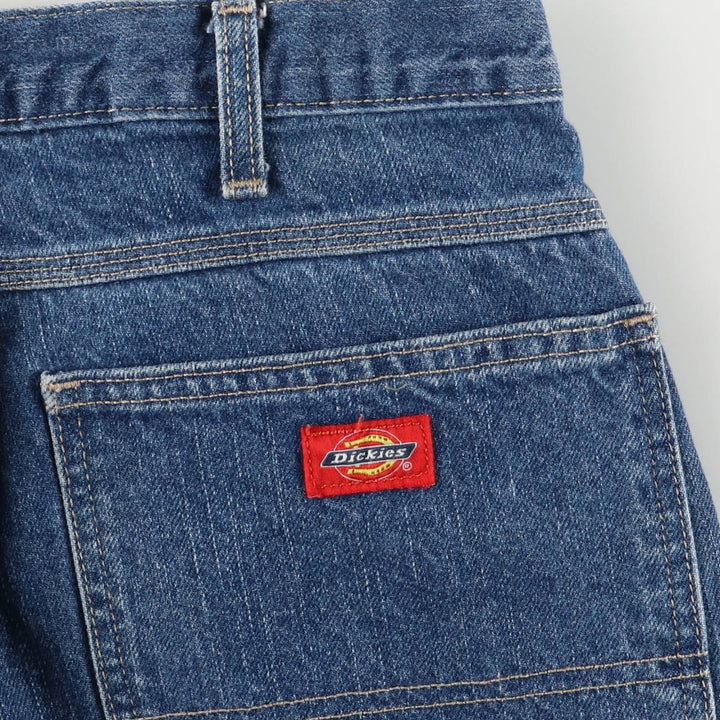 Dickies denim painter pants for men, equivalent to W34 cotton blue type Vintage Second Hand