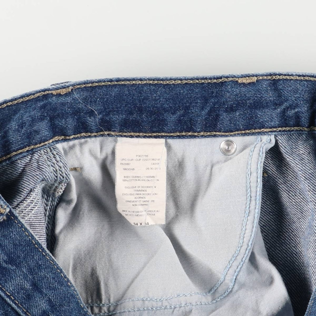 Dickies denim painter pants for men, equivalent to W34 cotton blue type Vintage Second Hand