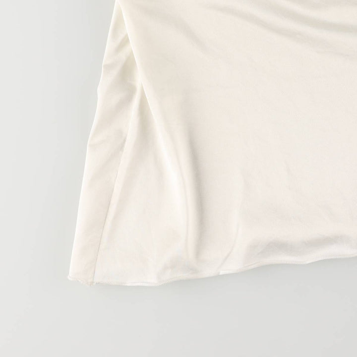 LORRAINE Cropped Lingerie Camisole, Made in USA, Women's Size Small Nylon white type Vintage Second Hand