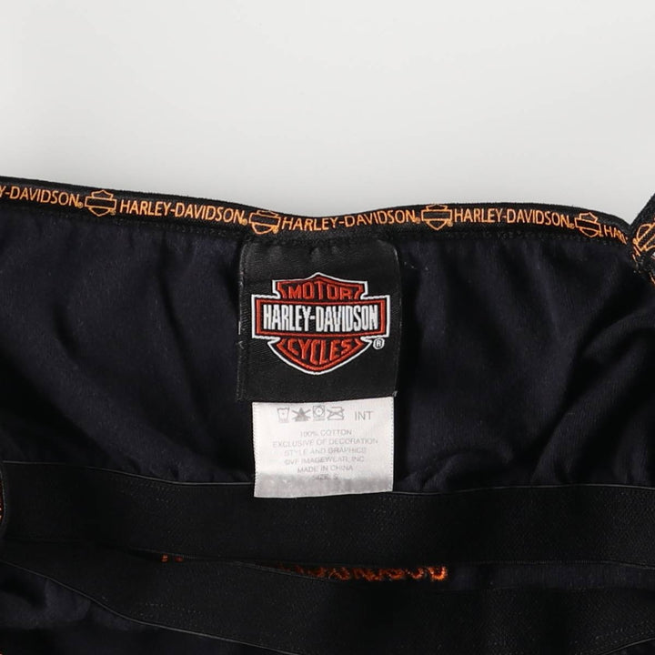 Harley-Davidson Rhinestone and Lined Camisole, Women's Size Small cotton black type Vintage Second Hand