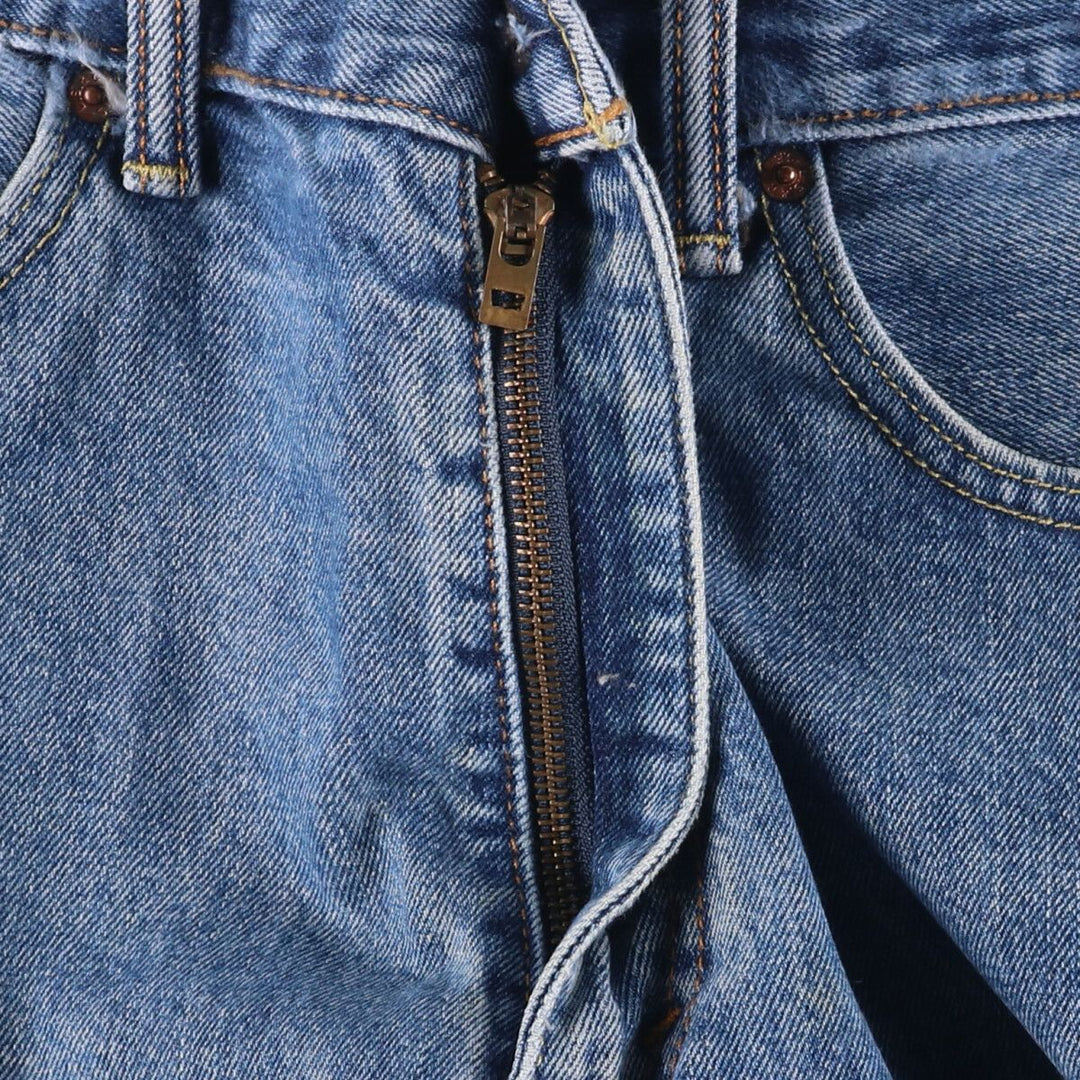 Levi's 505 tapered denim pants for men, size w38 cotton blue type Vintage Second Hand