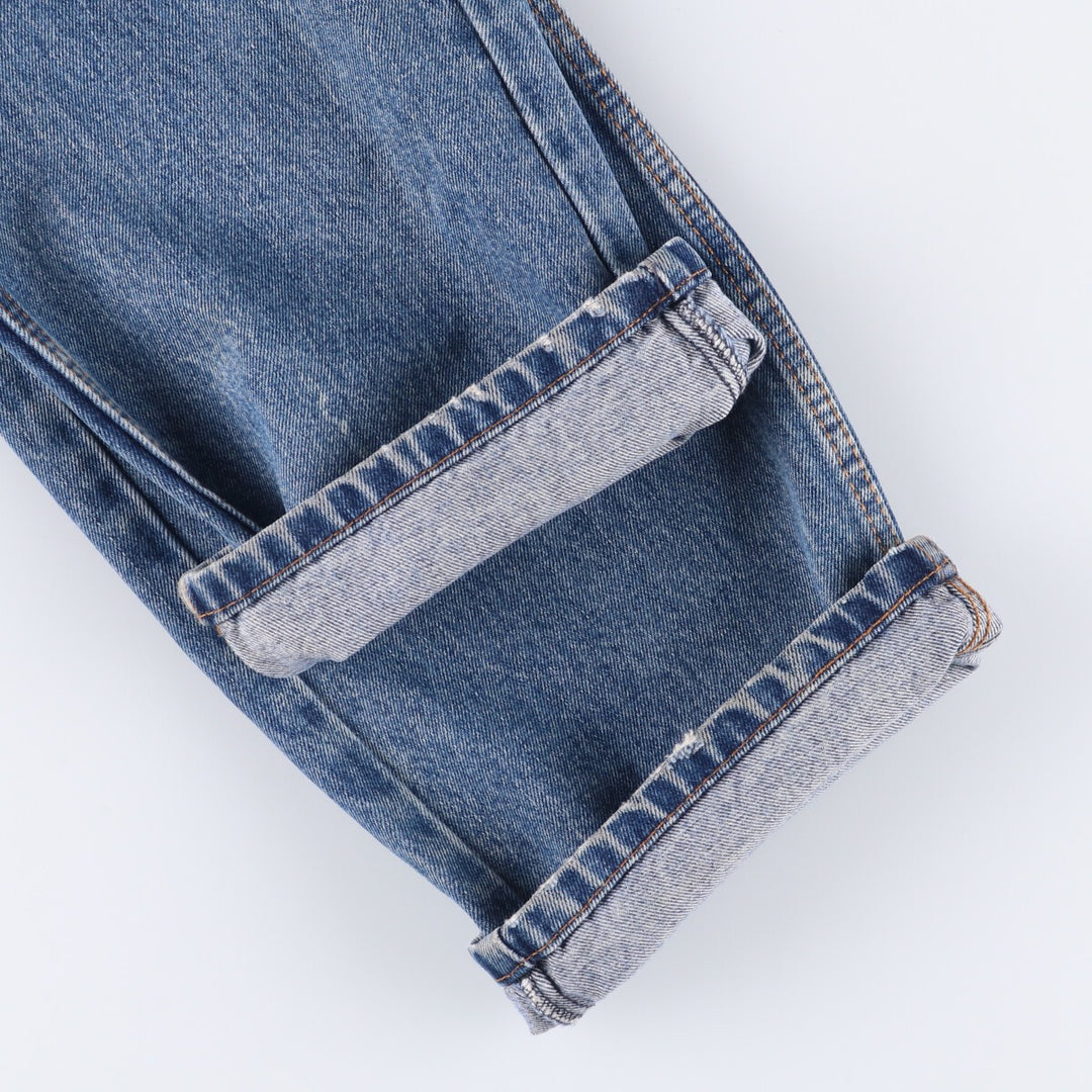 Levi's 505 tapered denim pants for men, size w38 cotton blue type Vintage Second Hand