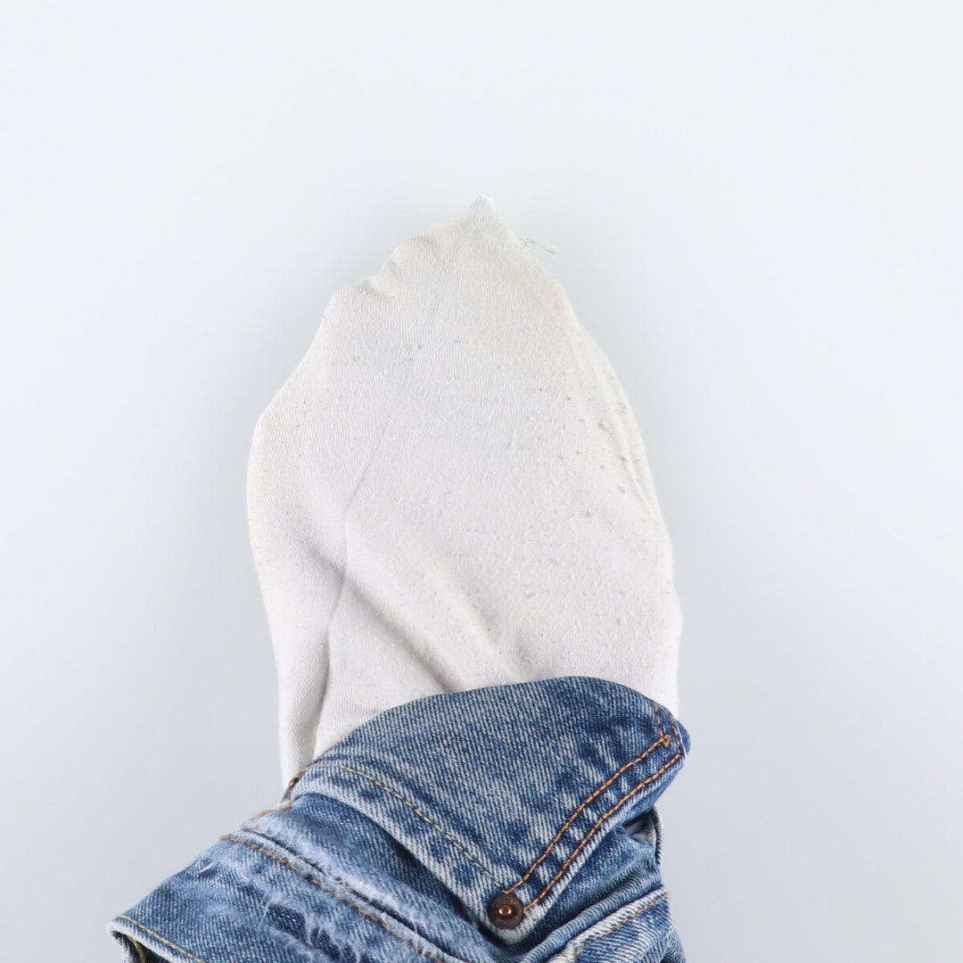 Levi's 505 tapered denim pants for men, size w38 cotton blue type Vintage Second Hand