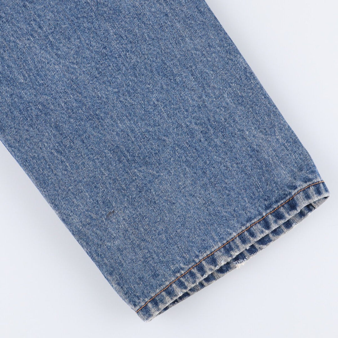 Levi's 505 tapered denim pants for men, size w38 cotton blue type Vintage Second Hand