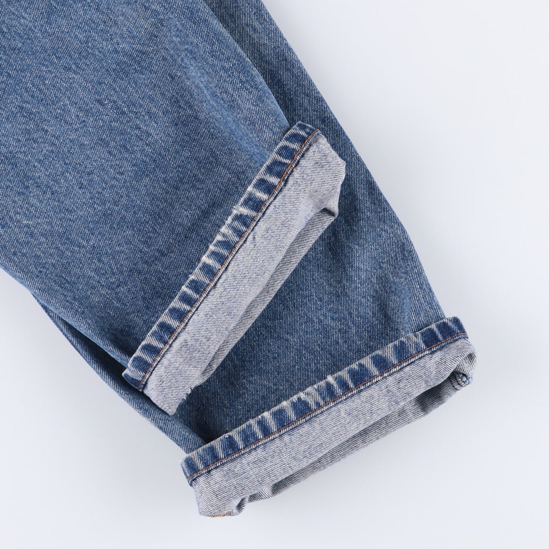 Levi's 505 tapered denim pants for men, size w38 cotton blue type Vintage Second Hand