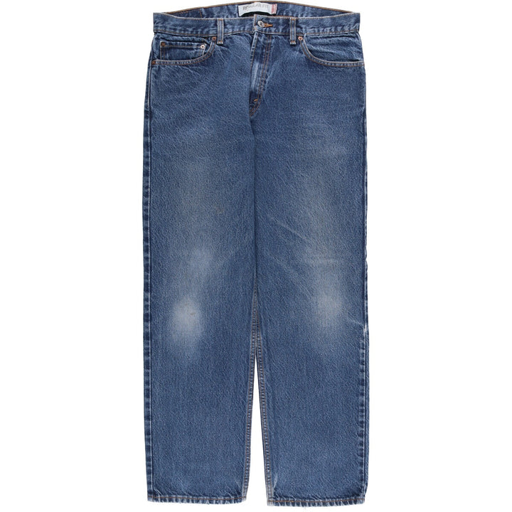 Levi's 505 REGULAR FIT tapered denim pants for men, size w36 cotton blue type Vintage Second Hand