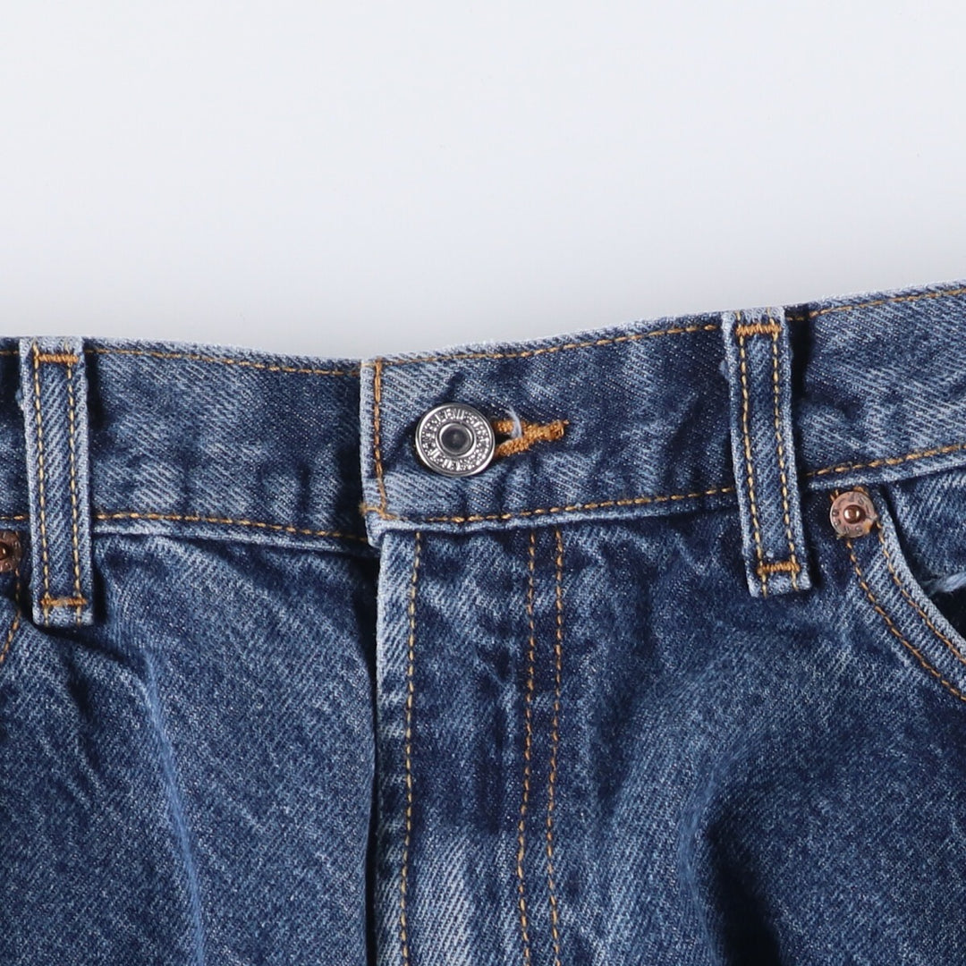 Levi's 505 REGULAR FIT tapered denim pants for men, size w36 cotton blue type Vintage Second Hand