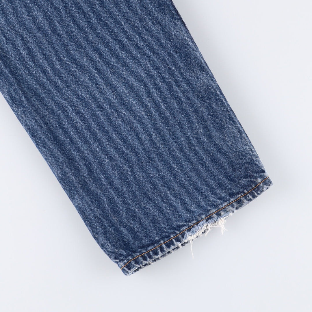 Levi's 505 REGULAR FIT tapered denim pants for men, size w36 cotton blue type Vintage Second Hand