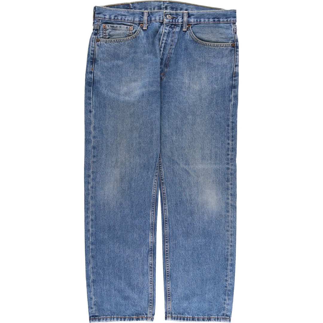 Levi's 505 tapered denim pants for men, size w38 cotton Blue type light blue Vintage Second Hand
