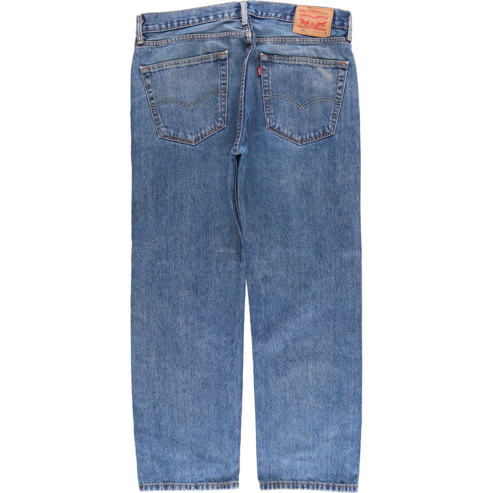Levi's 505 tapered denim pants for men, size w38 cotton Blue type light blue Vintage Second Hand