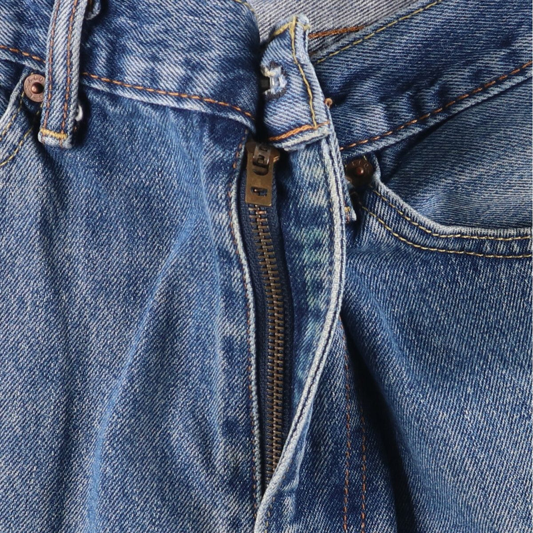 Levi's 505 tapered denim pants for men, size w38 cotton Blue type light blue Vintage Second Hand